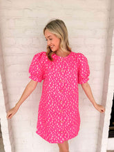 Load image into Gallery viewer, Elegant Gaze Hot Pink Dress