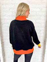 Load image into Gallery viewer, Jordan Amanda Happy Halloween Mock Neck Sweater