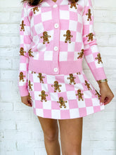 Load image into Gallery viewer, Pink Plaid Gingerbread Skirt