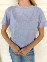 Load image into Gallery viewer, Fill My Cup Cropped Heather Grey Tee