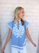 Load image into Gallery viewer, Confidence Unlocked Blue Top