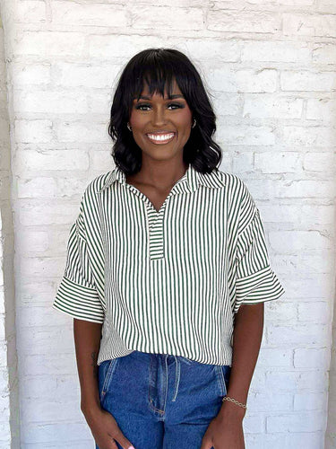 Change Your Mind Green Top