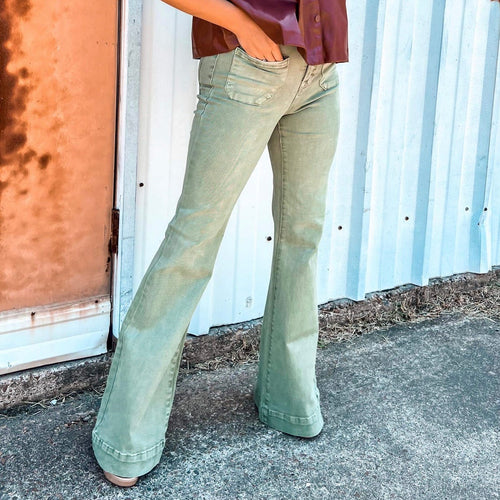 Little Bit Of Trouble Bell Bottoms
