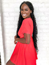 Load image into Gallery viewer, Stay The Night Red Dress