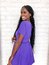 Load image into Gallery viewer, Stay The Night Purple Dress