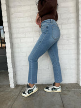 Load image into Gallery viewer, Sweet Ease High Rise Kick Flare Denim Jean