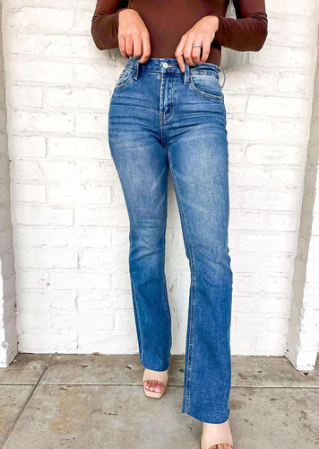 Do Yourself A Favor High Rise Bootcut Denim