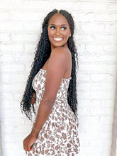 Load image into Gallery viewer, Call Me Up Mocha Smocked Dress