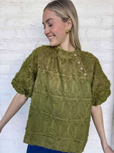 Load image into Gallery viewer, THML Give Me A Minute Green Top