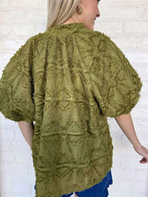 Load image into Gallery viewer, THML Give Me A Minute Green Top