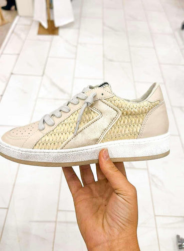 Salma Natural Woven Sneaker