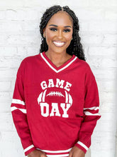 Load image into Gallery viewer, Varsity Game Day Red Top