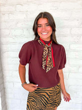 Load image into Gallery viewer, Grab A Friend Brown Top