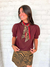 Load image into Gallery viewer, Grab A Friend Brown Top