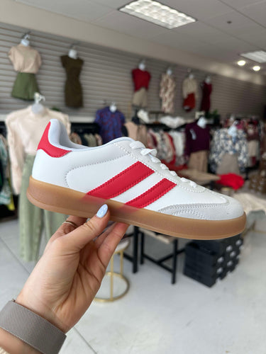 Deer Red And White Sneaker