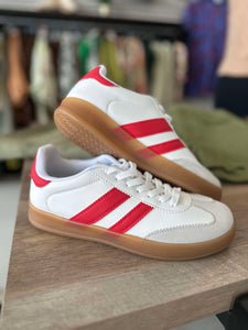 Deer Red And White Sneaker