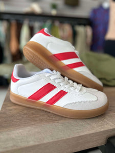 Deer Red And White Sneaker