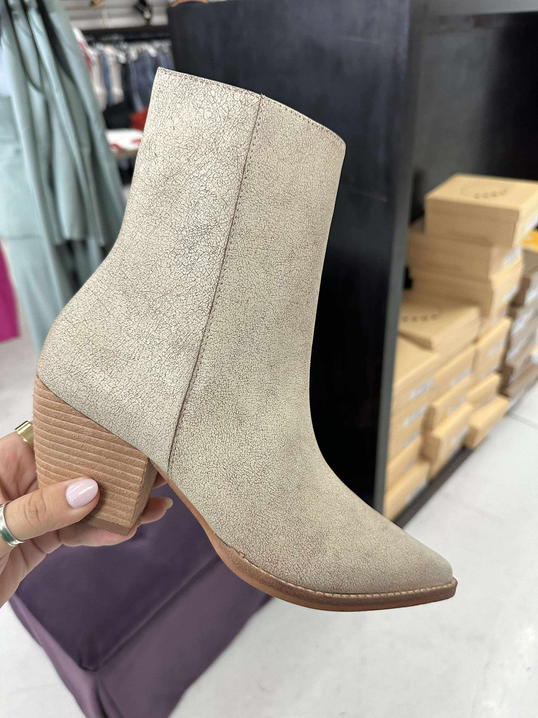 Caty Beige Suede Matisse Boot