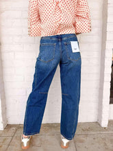 Load image into Gallery viewer, The Jade High Rise Dark Barrel Jean