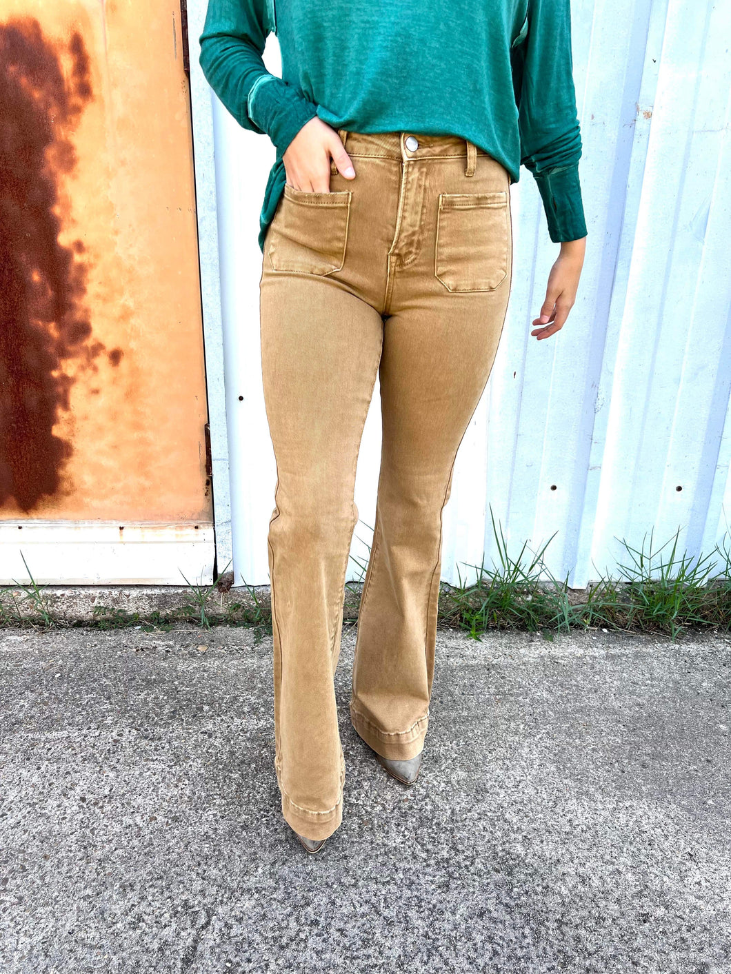 Little Bit Of Trouble Bell Bottoms
