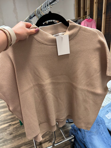 Here When Needed Light Mocha Top