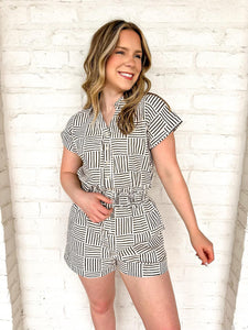 Evaluate The Way Tan Romper