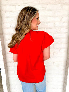 Fearless And Beautiful Red Top
