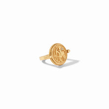 Load image into Gallery viewer, Julie Vos Coin Revolving Mother of Pearl Ring Size 7