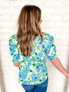 Enough Is Enough Blue Top