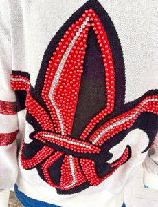 Queen Of Sparkles ULL Oversized Mascot Sweater