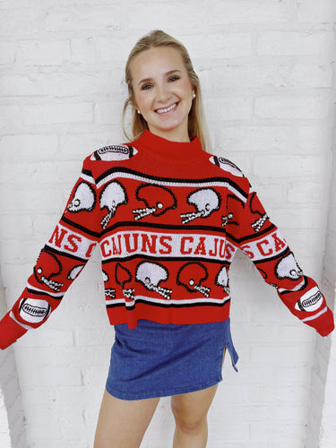 Queen Of Sparkles ULL Vintage Helmet Sweater