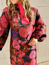 Load image into Gallery viewer, Stunning Glory Pink Jacquard Dress