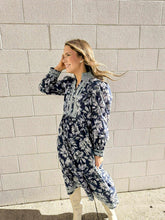 Load image into Gallery viewer, Said Yes Navy Dress