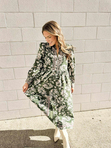 Said Yes Olive Dress