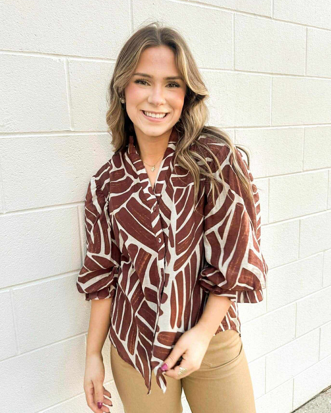 Burn It Down Umber Mix Top