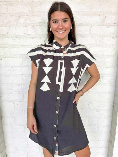 THML Looking Good Print Dress