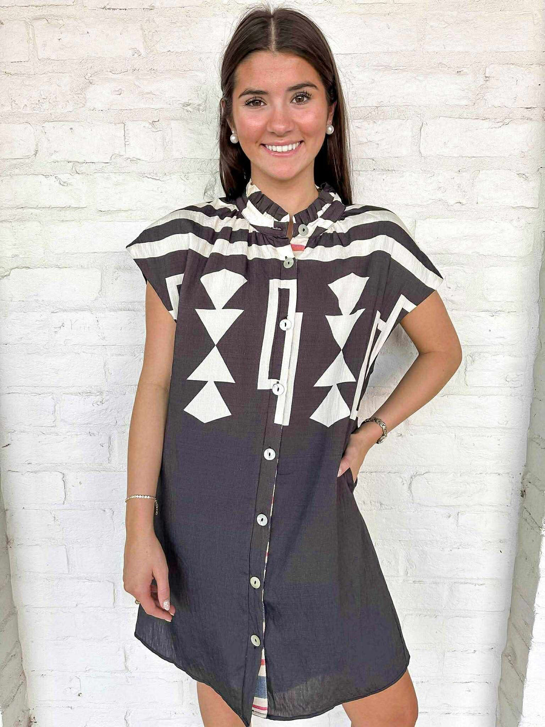 THML Looking Good Print Dress