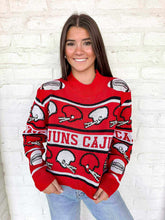 Load image into Gallery viewer, Queen Of Sparkles ULL Vintage Helmet Sweater