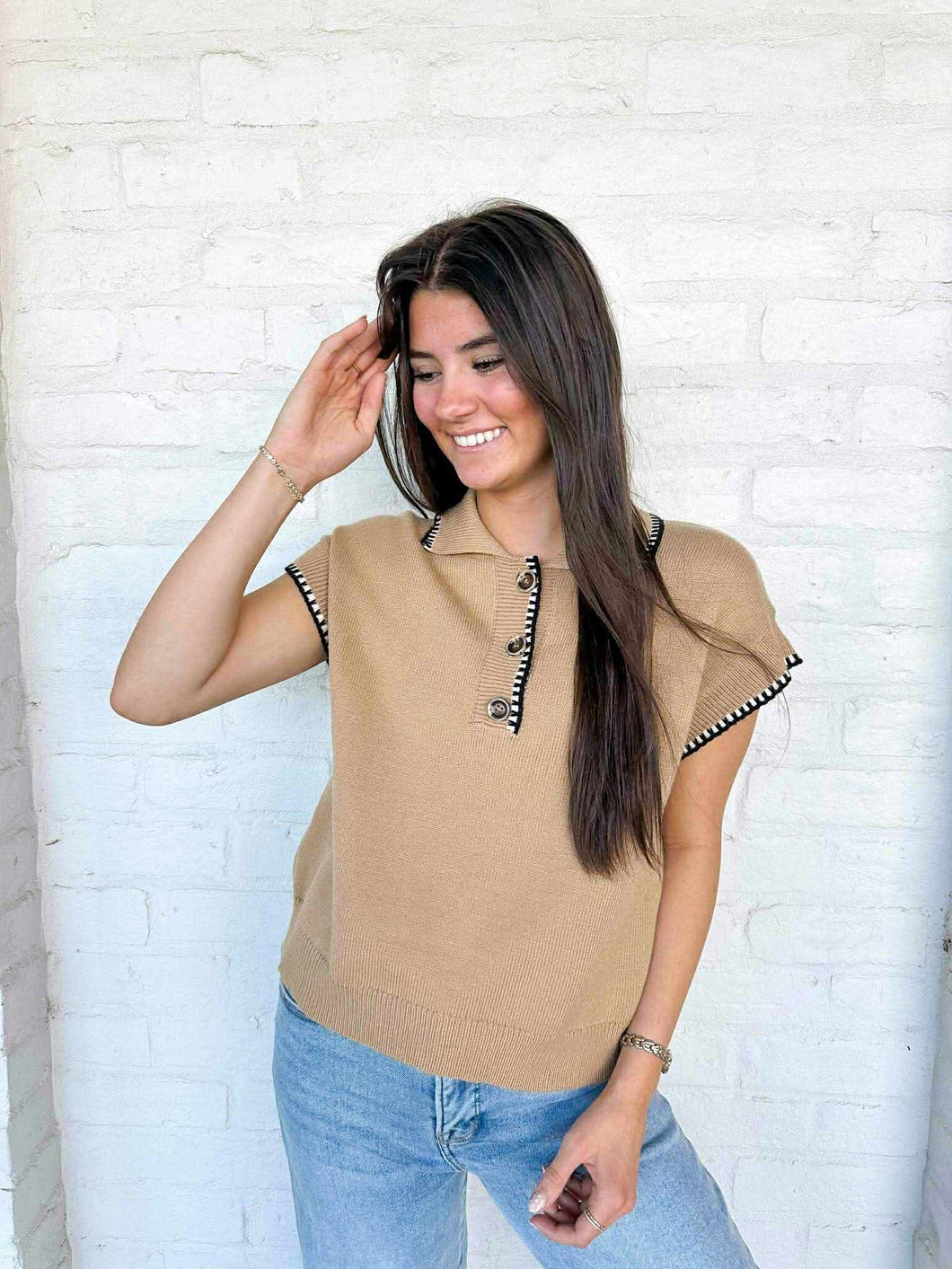 THML The Reason Why Beige Top