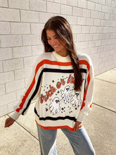 Load image into Gallery viewer, Queen Of Sparkles Trick or Treat Long Sleeve Sweater