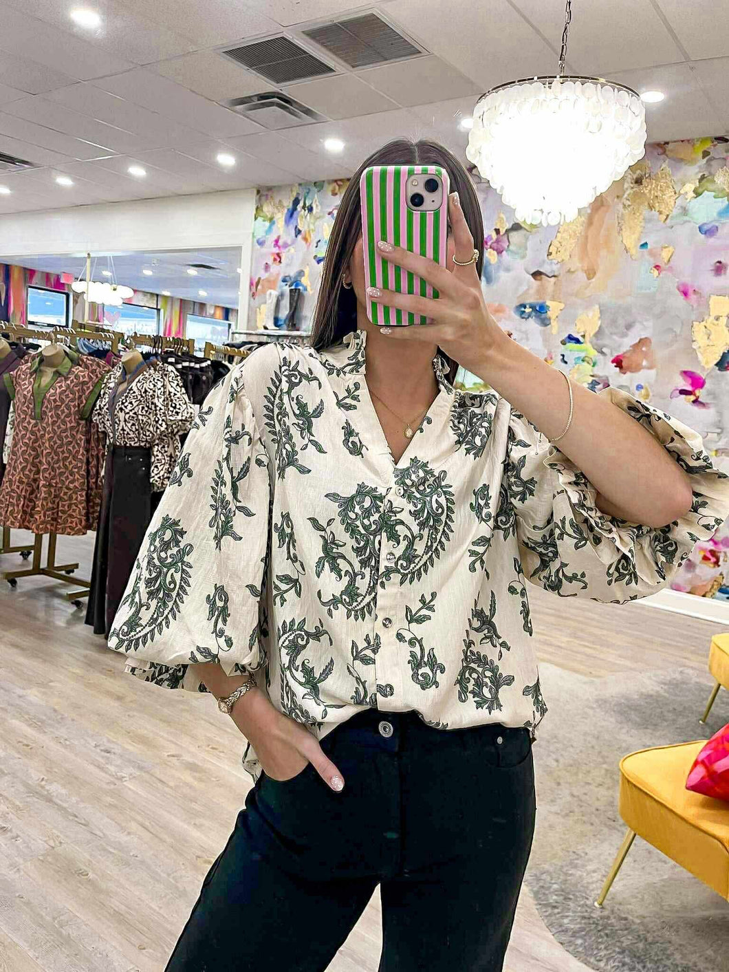 After Hours Navy Top