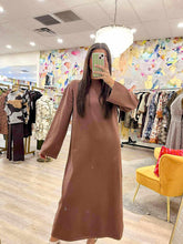 Load image into Gallery viewer, Out Of The Ordinary Coffee Dress