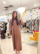 Load image into Gallery viewer, Out Of The Ordinary Coffee Dress