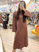 Load image into Gallery viewer, Out Of The Ordinary Coffee Dress