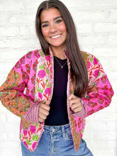 Load image into Gallery viewer, THML Garden Of Love Pink Patch Jacket