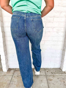 Take The Blame Flare Denim with Stitch Detail Jean