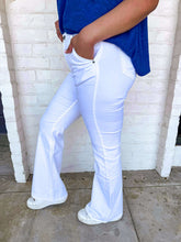 Load image into Gallery viewer, You And Me White Flared Pants