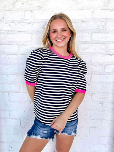 All My Life Navy Top