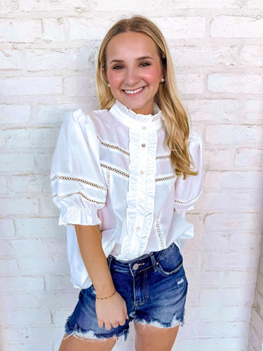 Charmingly Yours White Top
