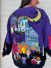 Load image into Gallery viewer, Queen Of Sparkles Purple Trick Or Treat Halloween Scene